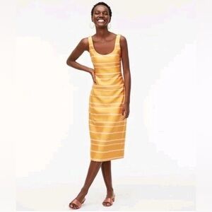 J. Crew Jacquard Magnolia Peach Dress - NWT